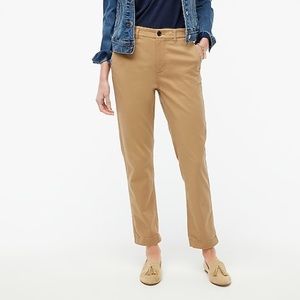 J. Crew High Rise Girlfriend Chino in Camel size 31